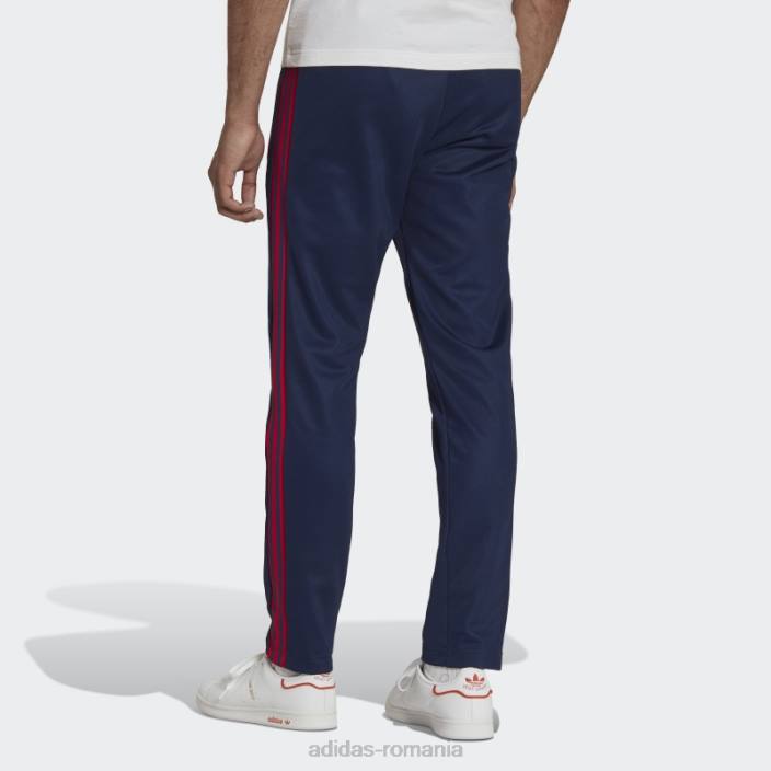 Adidas pantaloni de sport alb Beckenbauer fashion bărbați bleumarin/stacojiu/alb 2JBN1483