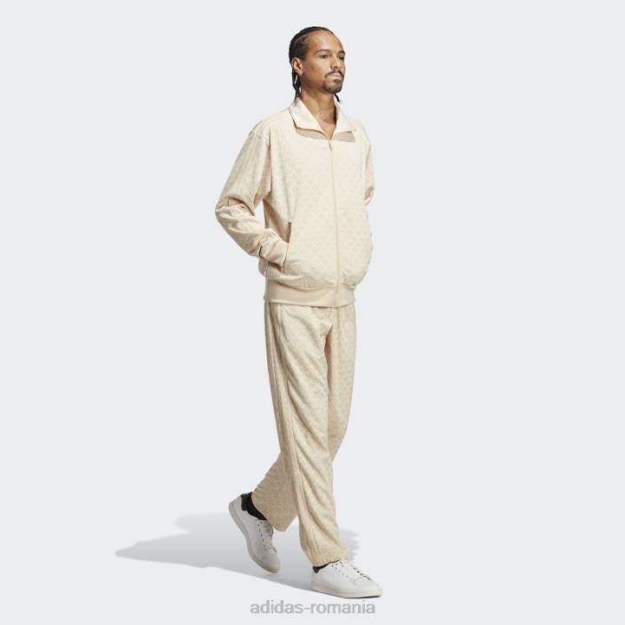 Adidas pantaloni de sport cu grafica nisip monograma adidas bărbați nisip 2JBN5121