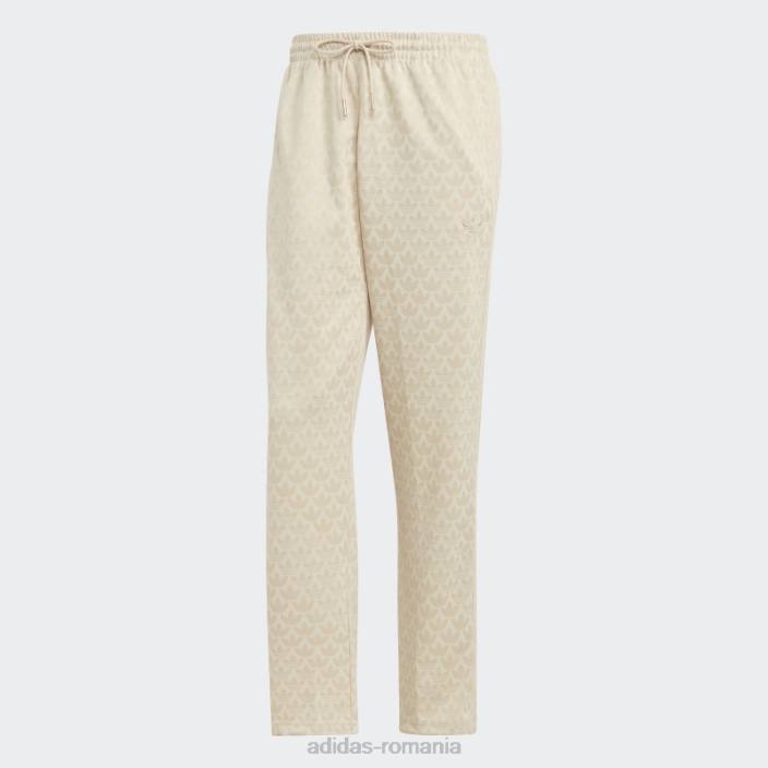 Adidas pantaloni de sport cu grafica nisip monograma adidas bărbați nisip 2JBN5121