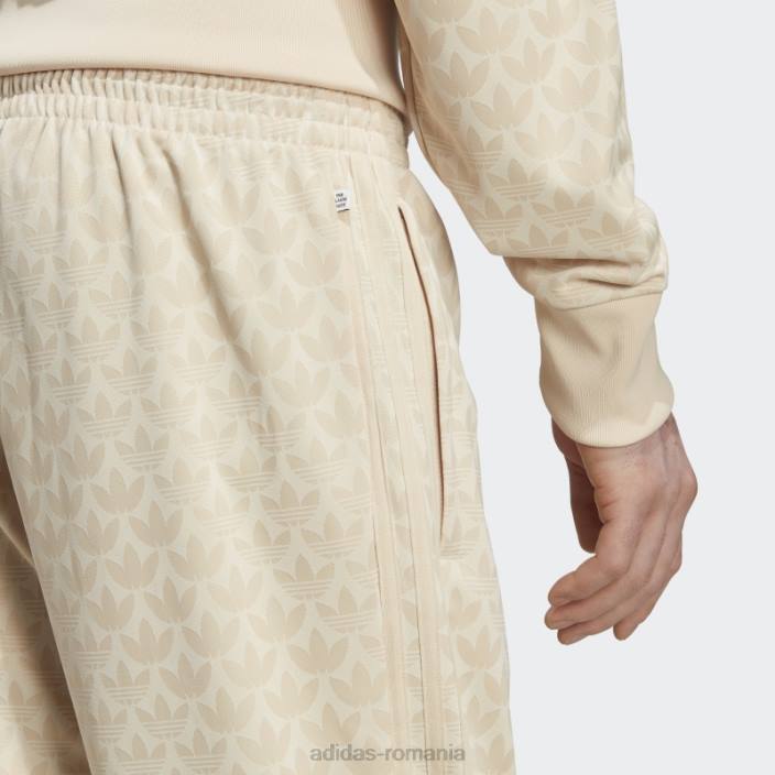 Adidas pantaloni de sport cu grafica nisip monograma adidas bărbați nisip 2JBN5121