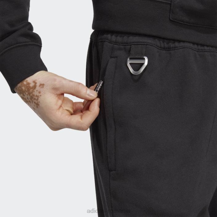 Adidas pantaloni de sport de aventură negri bărbați negru 2JBN5220