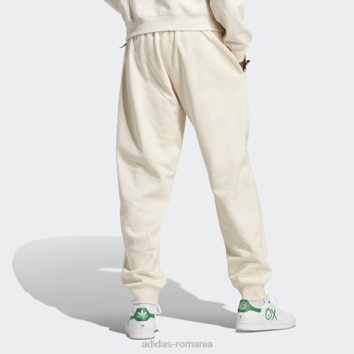 Adidas pantaloni de sport de aventura alb moda bărbați alb 2JBN5271