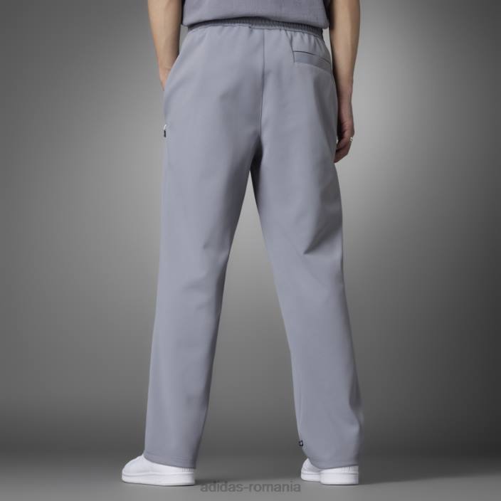 Adidas pantaloni de sport de tip tie-break gri albastru bărbați gri 2JBN6665