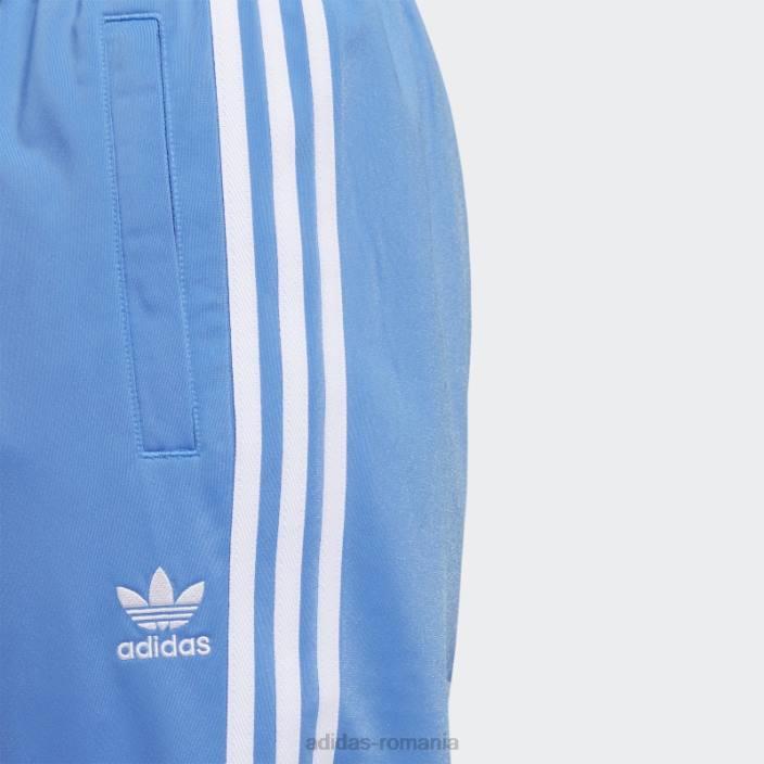 Adidas pantaloni de sport din tricot auriu sst bărbați auriu/albastru 2JBN7366