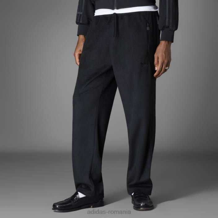 Adidas pantaloni de sport firebird versiune albastră negri bărbați negru 2JBN6223