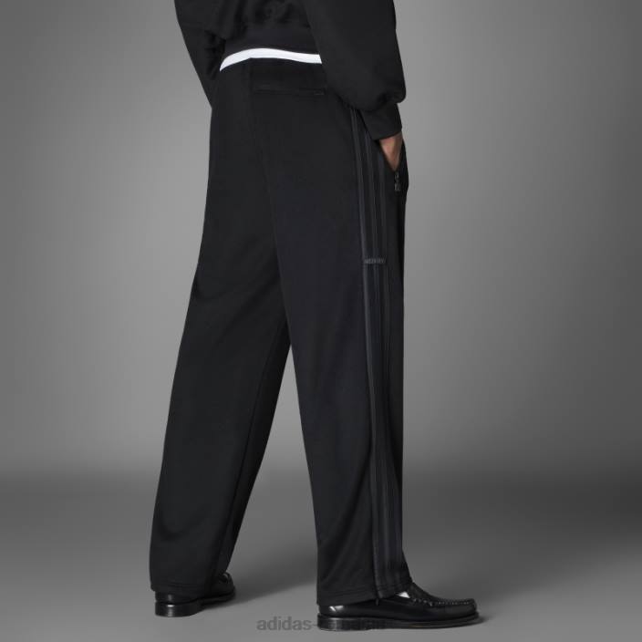 Adidas pantaloni de sport firebird versiune albastră negri bărbați negru 2JBN6223
