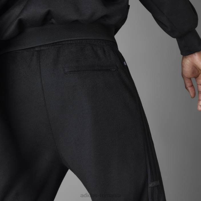 Adidas pantaloni de sport firebird versiune albastră negri bărbați negru 2JBN6223