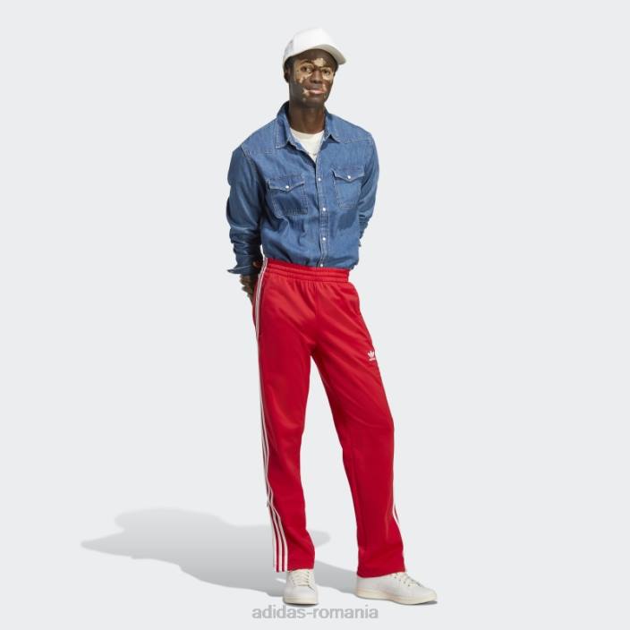 Adidas pantaloni de sport scarlet adicolor classics firebird bărbați stacojiu 2JBN5482