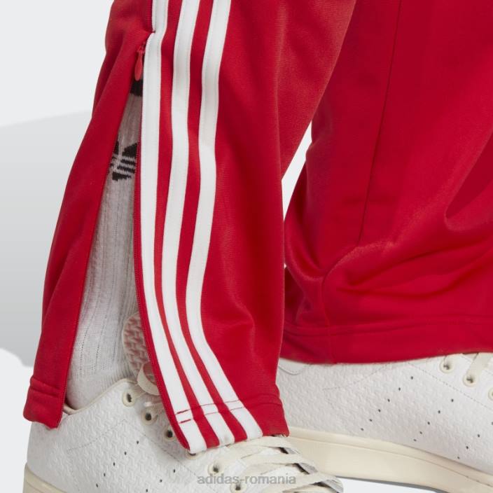 Adidas pantaloni de sport scarlet adicolor classics firebird bărbați stacojiu 2JBN5482