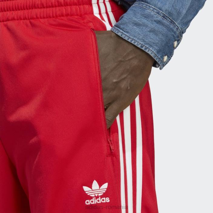 Adidas pantaloni de sport scarlet adicolor classics firebird bărbați stacojiu 2JBN5482