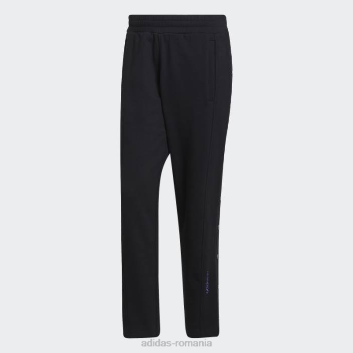Adidas pantaloni de trening adibreak future negri bărbați negru 2JBN1633