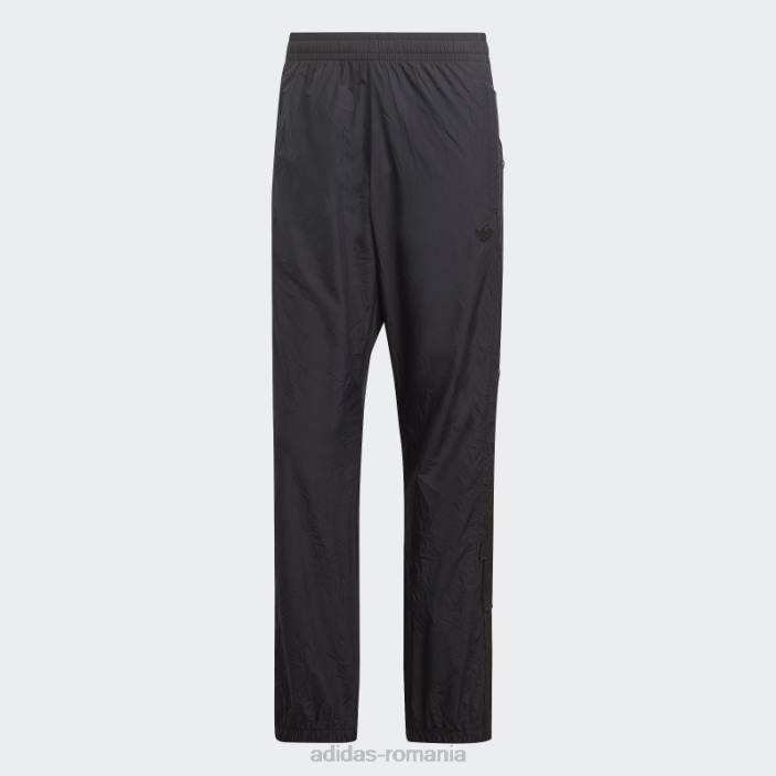 Adidas pantaloni de trening adibreak negri bărbați negru 2JBN14525