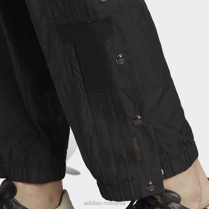 Adidas pantaloni de trening adibreak negri bărbați negru 2JBN14525