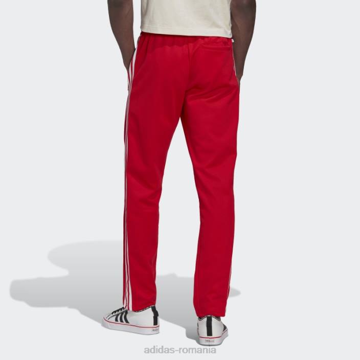 Adidas pantaloni de trening adicolor classics beckenbauer primeblue roșii bărbați roșu 2JBN13303