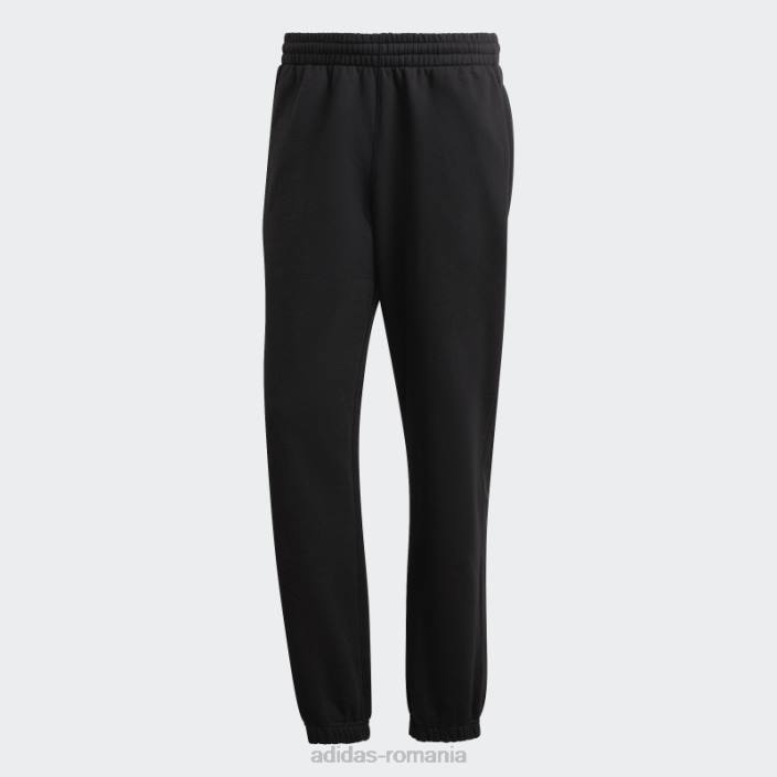 Adidas pantaloni de trening adicolor contempo french terry negri bărbați negru 2JBN817