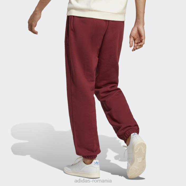 Adidas pantaloni de trening adicolor contempo french terry rosii bărbați roșu 2JBN6134
