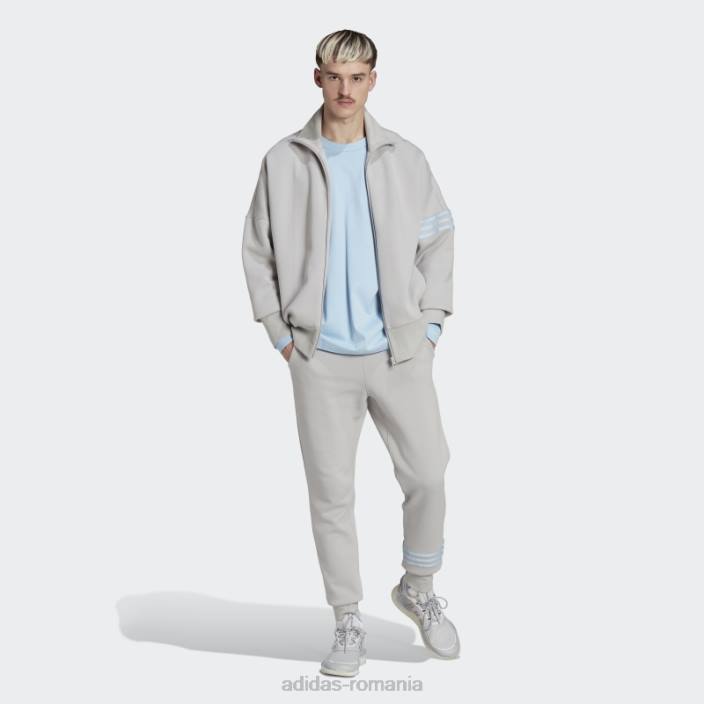 Adidas pantaloni de trening adicolor neuclassics gri adidas bărbați gri 2JBN7242
