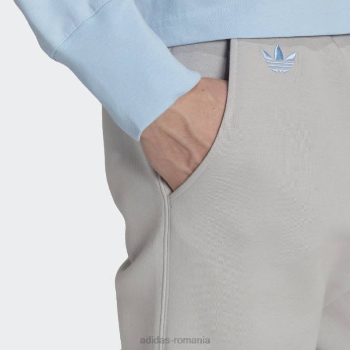 Adidas pantaloni de trening adicolor neuclassics gri adidas bărbați gri 2JBN7242