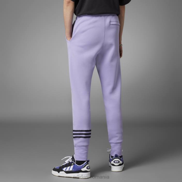Adidas pantaloni de trening adicolor neuclassics lila bărbați liliac 2JBN4831
