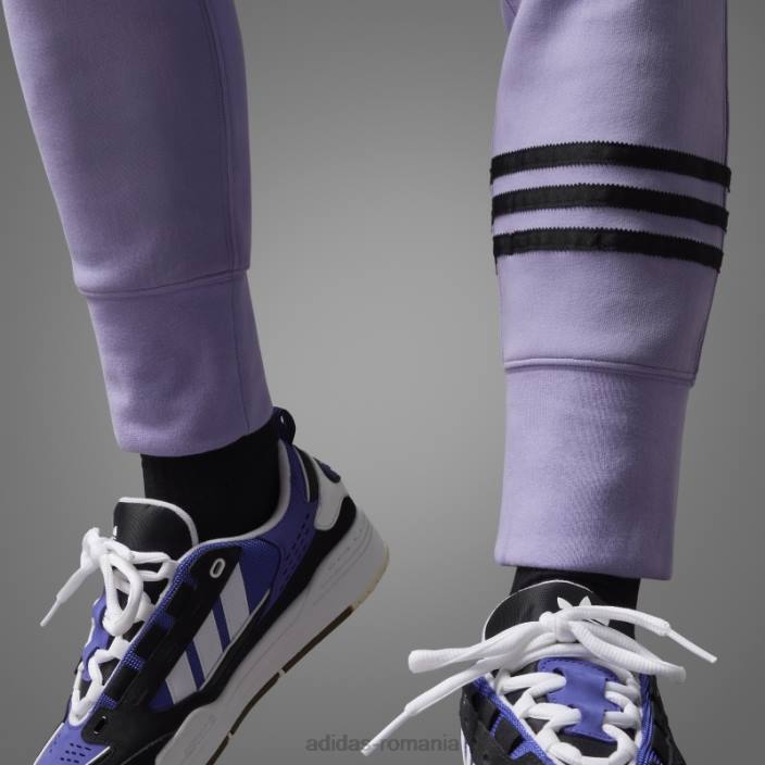 Adidas pantaloni de trening adicolor neuclassics lila bărbați liliac 2JBN4831