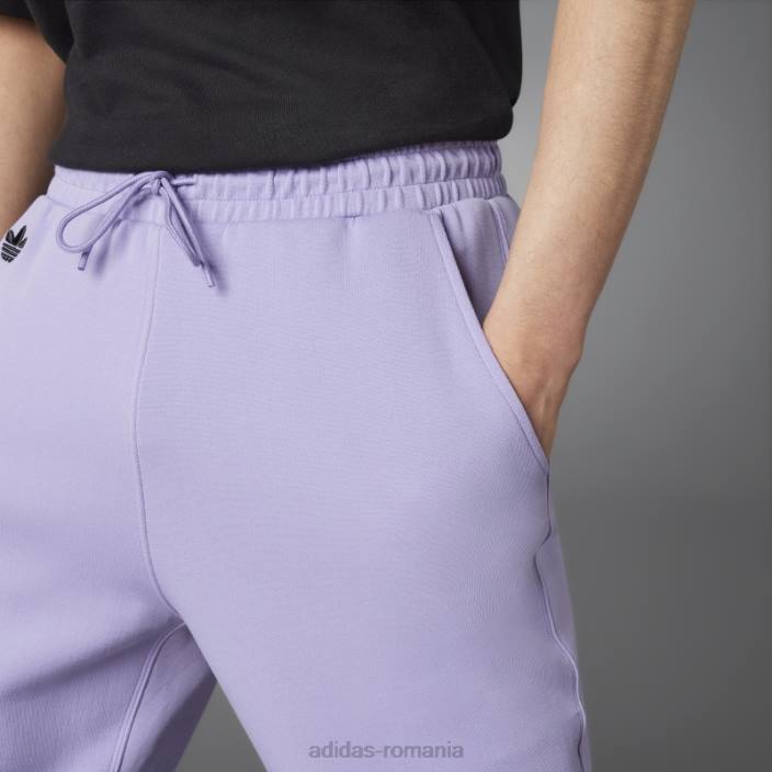 Adidas pantaloni de trening adicolor neuclassics lila bărbați liliac 2JBN4831