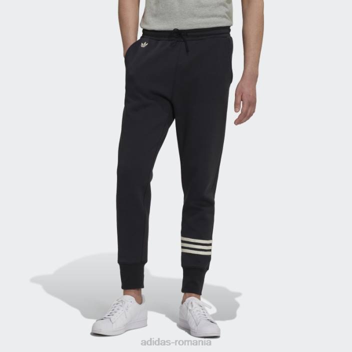 Adidas pantaloni de trening adicolor neuclassics negri bărbați negru 2JBN6785