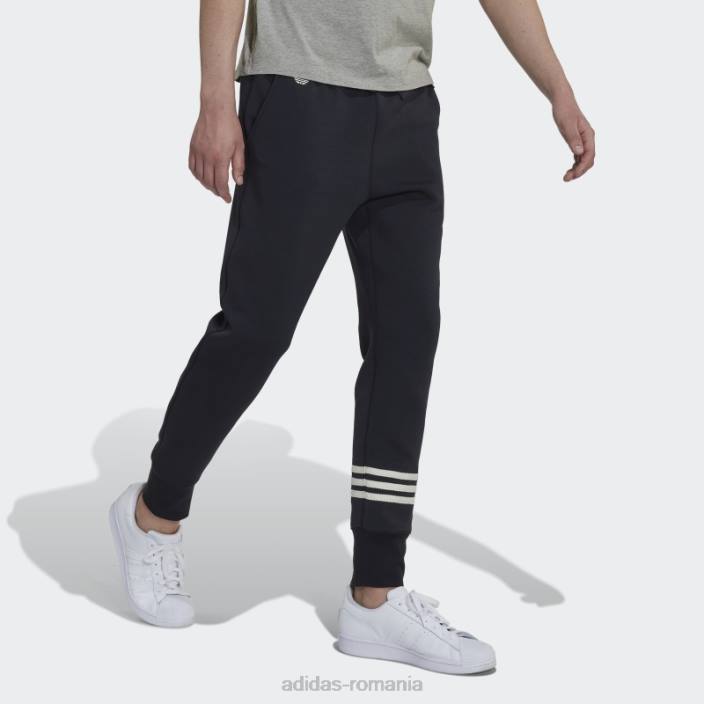 Adidas pantaloni de trening adicolor neuclassics negri bărbați negru 2JBN6785