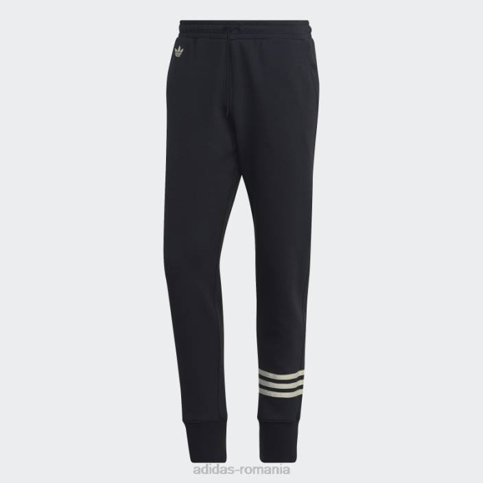 Adidas pantaloni de trening adicolor neuclassics negri bărbați negru 2JBN6785