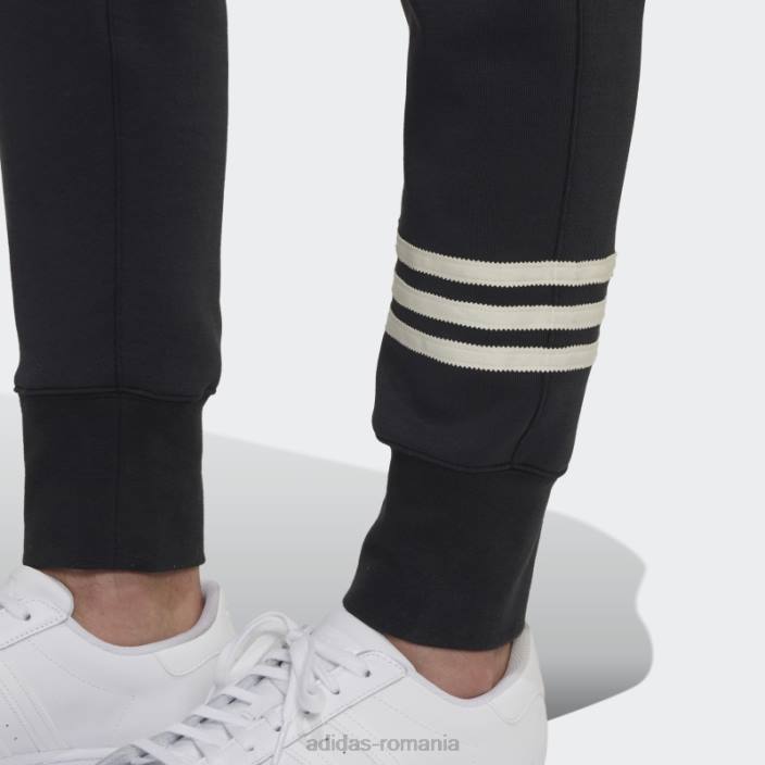 Adidas pantaloni de trening adicolor neuclassics negri bărbați negru 2JBN6785