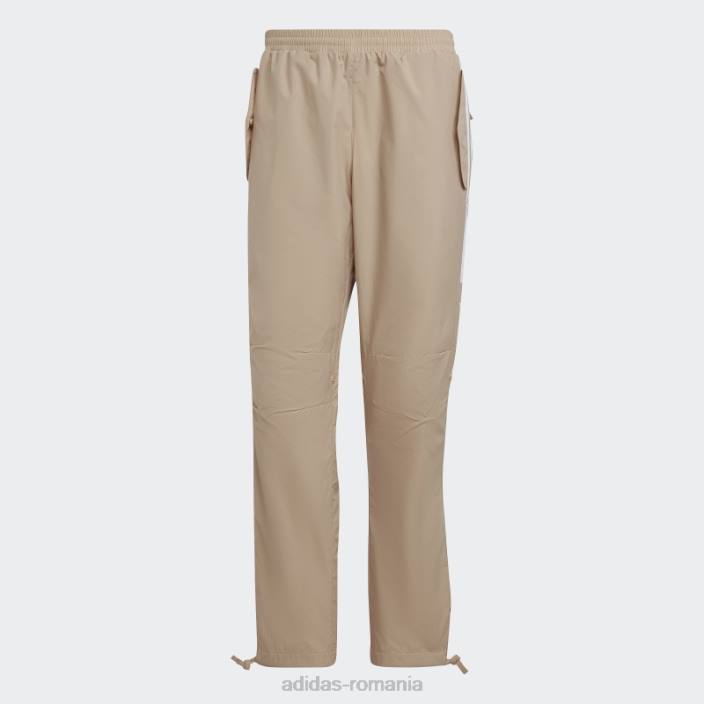 Adidas pantaloni de trening adicolor parley bej bărbați bej 2JBN15040