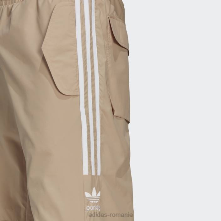 Adidas pantaloni de trening adicolor parley bej bărbați bej 2JBN15040