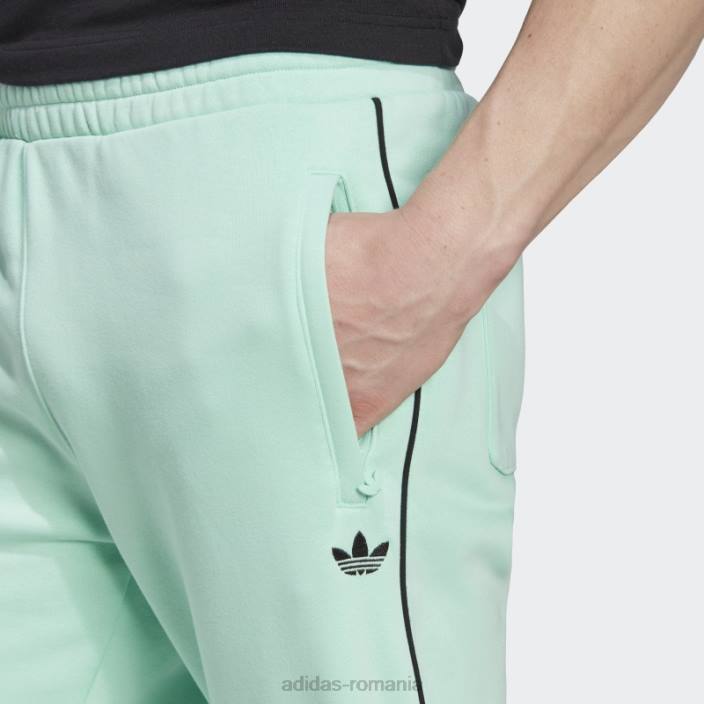 Adidas pantaloni de trening adicolor sezonier verde bărbați verde 2JBN5530