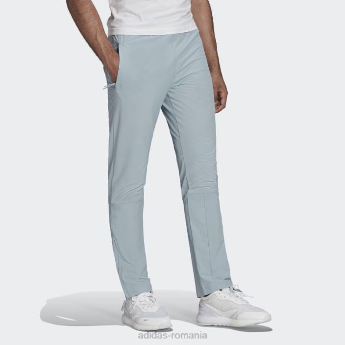 Adidas pantaloni de trening adicolor trefoil tec luxe gri bărbați gri 2JBN15104