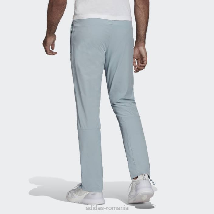 Adidas pantaloni de trening adicolor trefoil tec luxe gri bărbați gri 2JBN15104