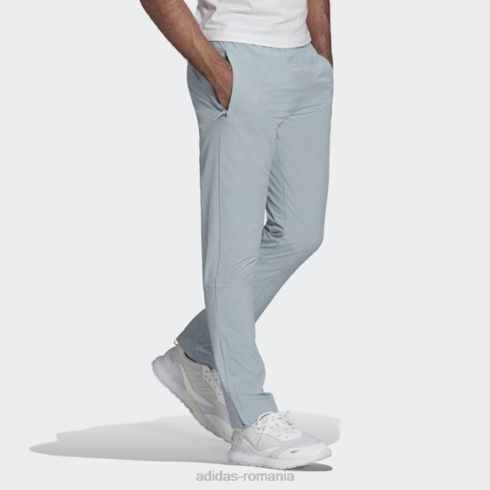 Adidas pantaloni de trening adicolor trefoil tec luxe gri bărbați gri 2JBN15104