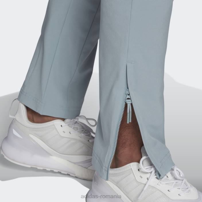 Adidas pantaloni de trening adicolor trefoil tec luxe gri bărbați gri 2JBN15104