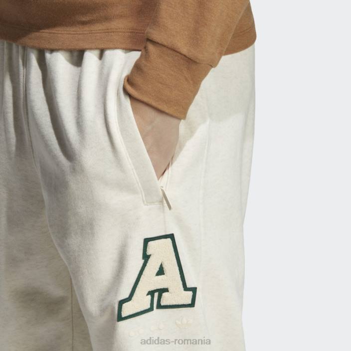 Adidas pantaloni de trening albi rifta metro aac fierbinti bărbați alb 2JBN5334