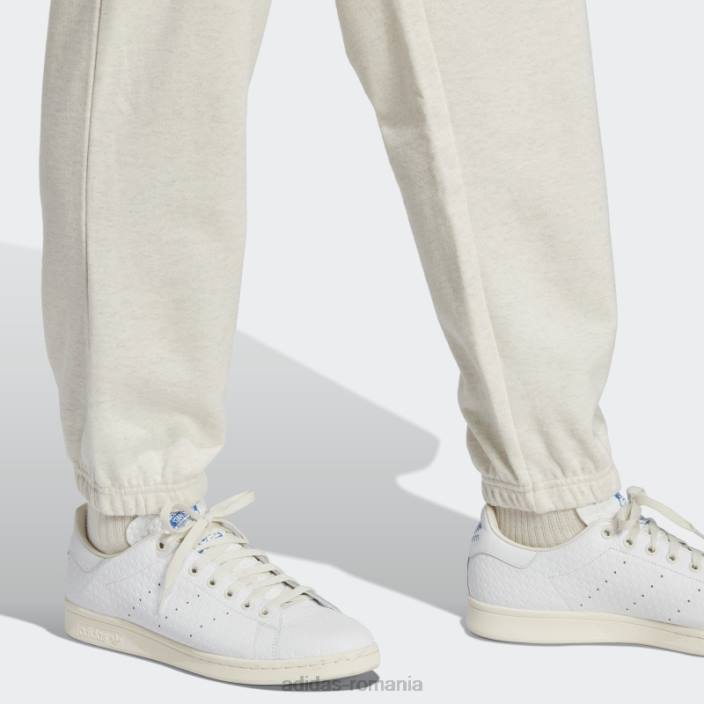 Adidas pantaloni de trening albi rifta metro aac fierbinti bărbați alb 2JBN5334