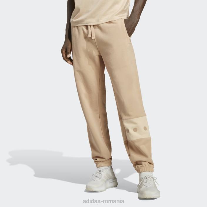 Adidas pantaloni de trening bej rifta city boy bărbați bej 2JBN5597