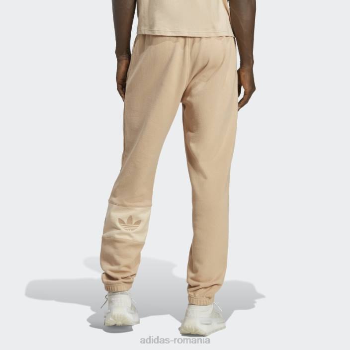 Adidas pantaloni de trening bej rifta city boy bărbați bej 2JBN5597