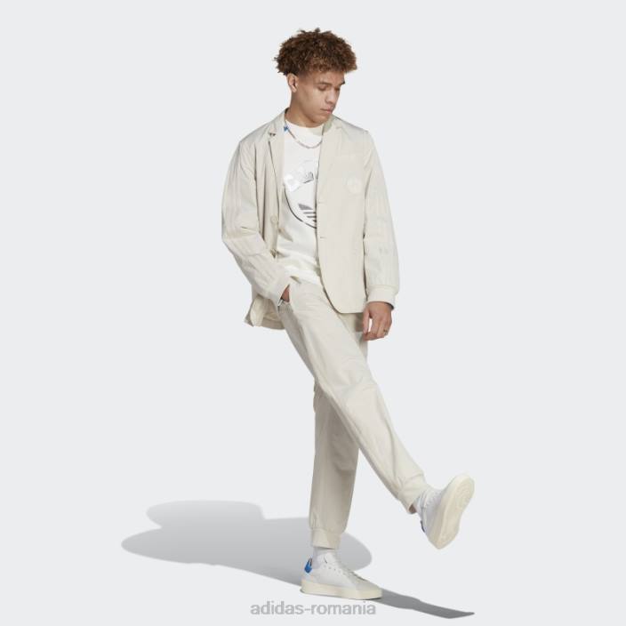Adidas pantaloni de trening cu manșete din aluminiu bărbați aluminiu 2JBN14540