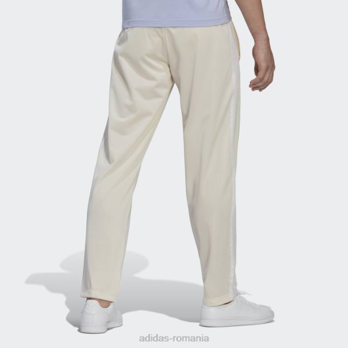 Adidas pantaloni de trening drept alb bărbați alb 2JBN14935