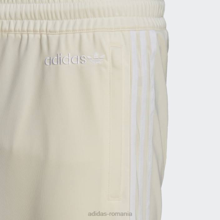 Adidas pantaloni de trening drept alb bărbați alb 2JBN14935