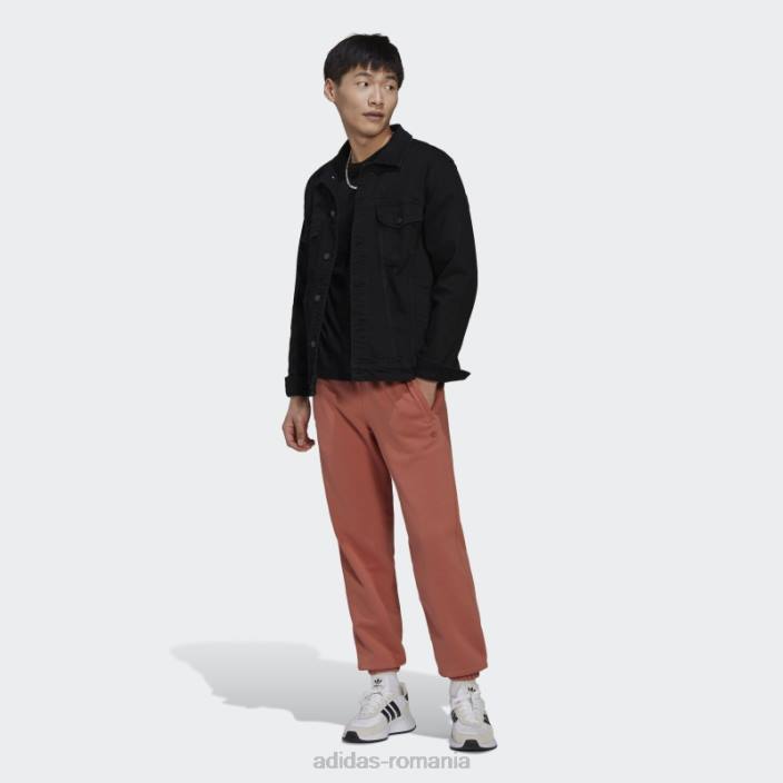 Adidas pantaloni de trening earth adicolor trefoil bărbați Pământ 2JBN7204