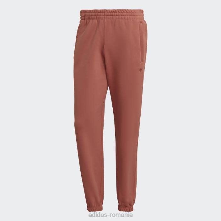 Adidas pantaloni de trening earth adicolor trefoil bărbați Pământ 2JBN7204
