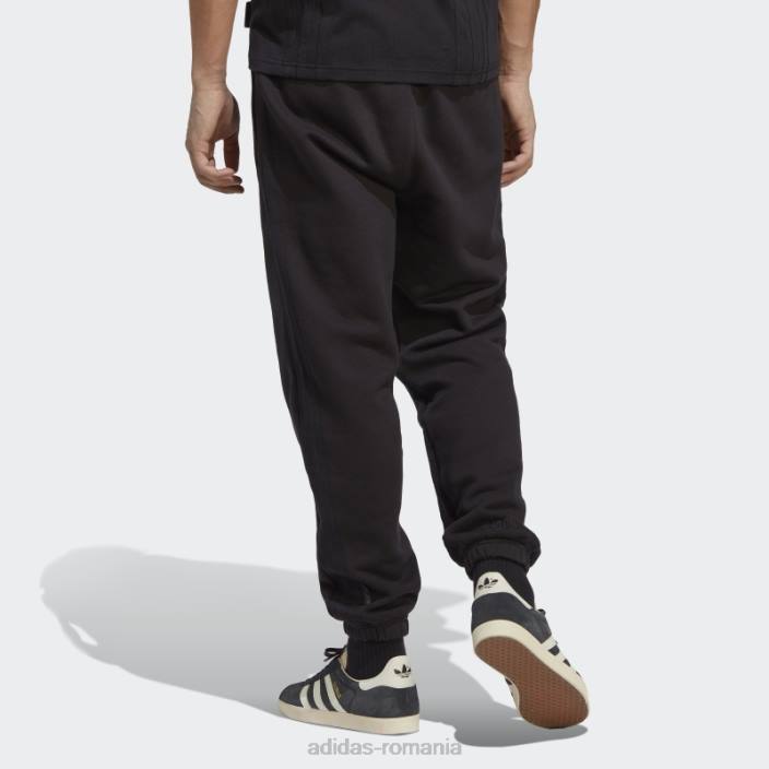 Adidas pantaloni de trening esentiali negri adidas bărbați negru 2JBN5226