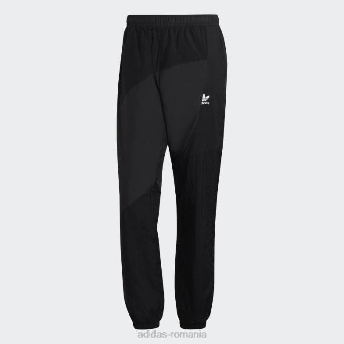 Adidas pantaloni de trening țesut complet bloc adicolor negru bărbați negru 2JBN14695