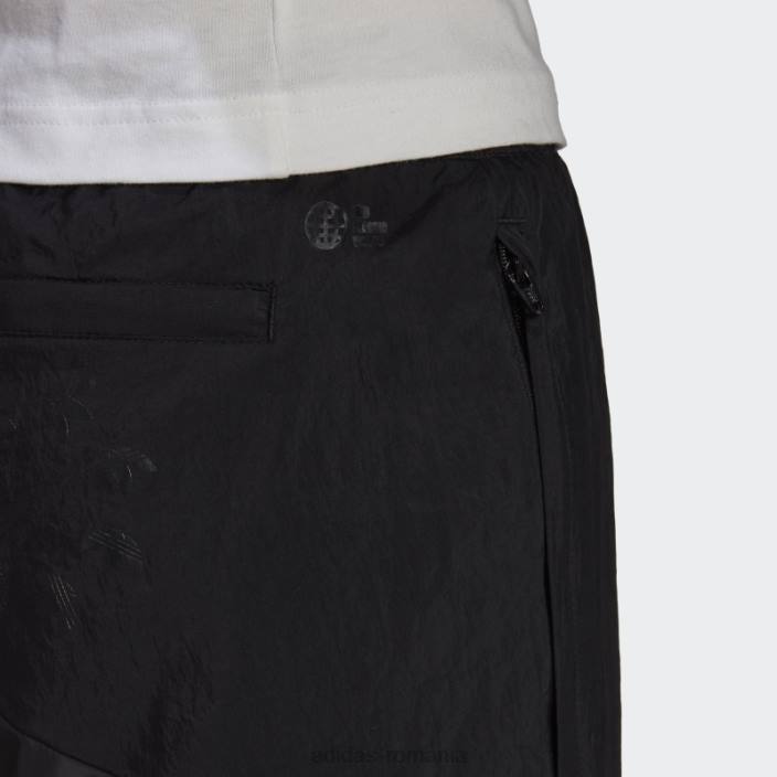 Adidas pantaloni de trening țesut complet bloc adicolor negru bărbați negru 2JBN14695