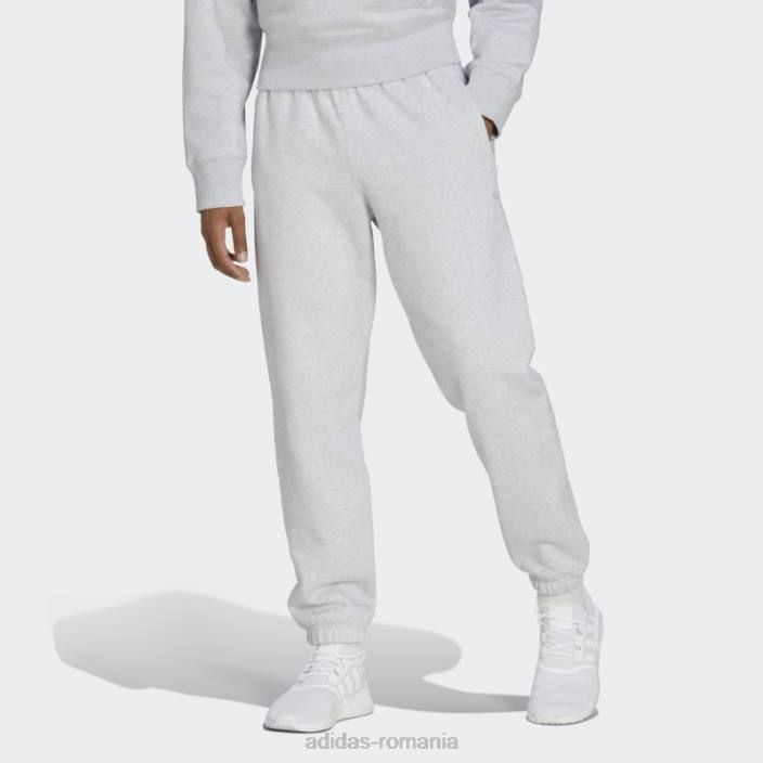 Adidas pantaloni de trening premium essentials gri deschis adidas bărbați erica gri deschis 2JBN5526