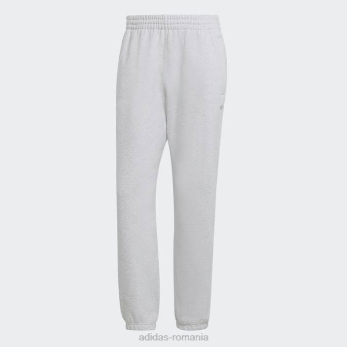 Adidas pantaloni de trening premium essentials gri deschis adidas bărbați erica gri deschis 2JBN5526
